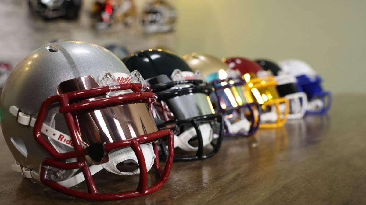Customizable Mini Helmets Green Gridiron Inc Customizable mini helmets green gridiron inc