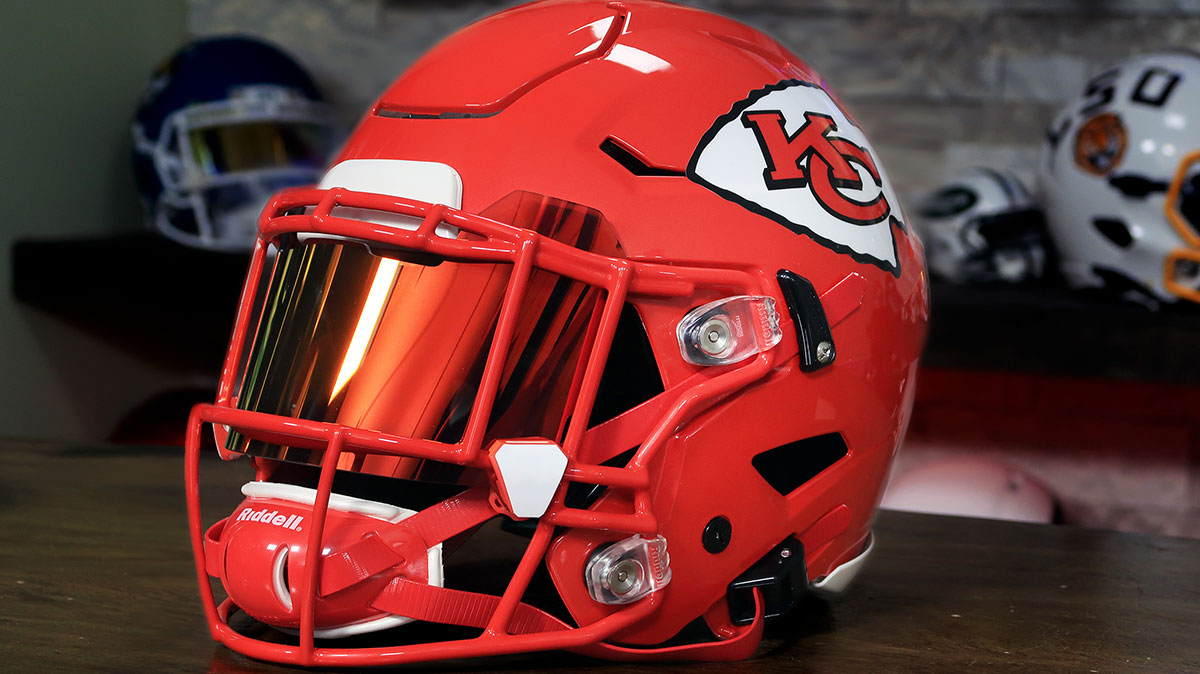 Kansas City Chiefs Riddell Revolution Speed Flex Authentic Football Helmet