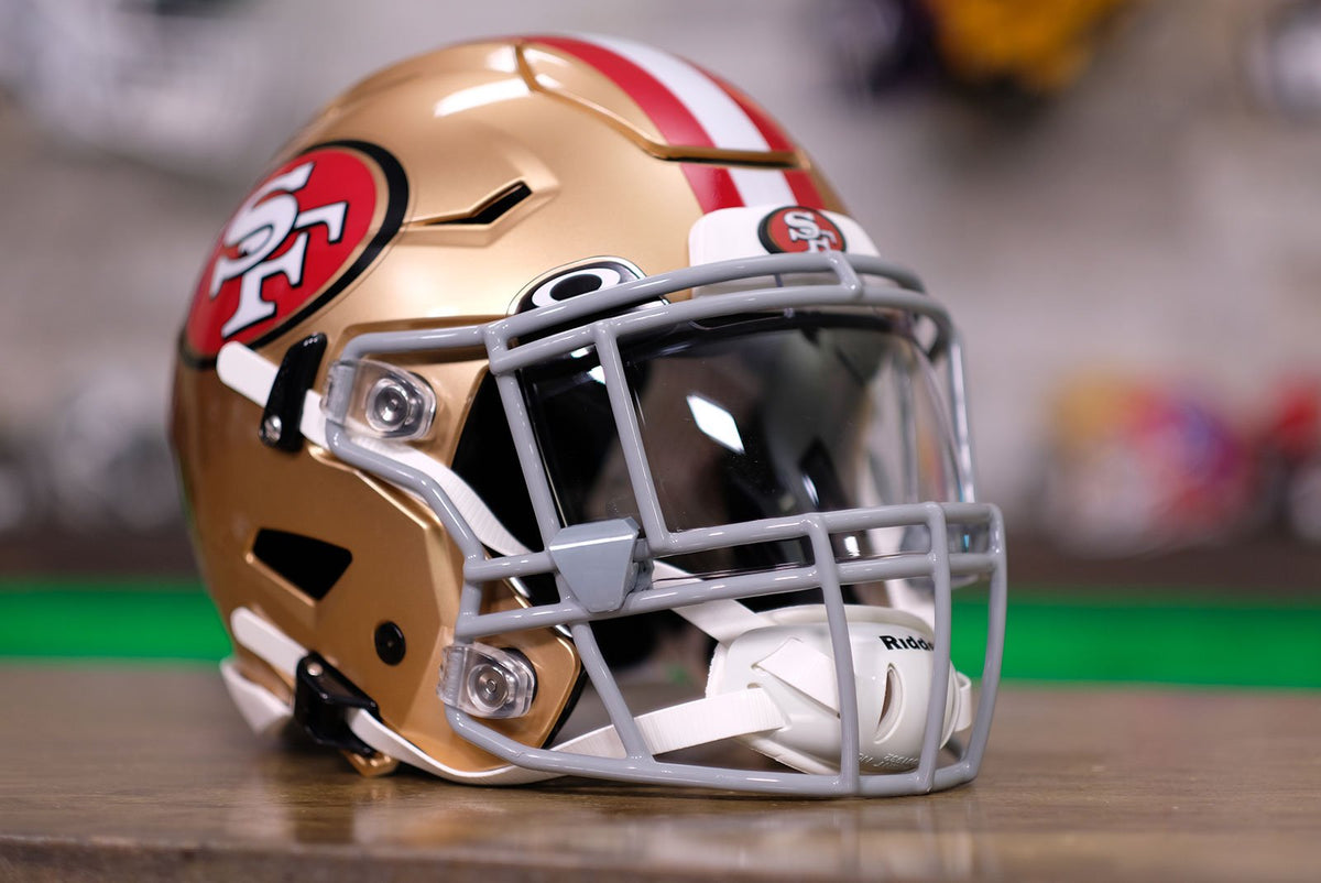 49ers speedflex helmet San Francisco Riddell MIDI this authentic Customer Build San Francisco 49ers