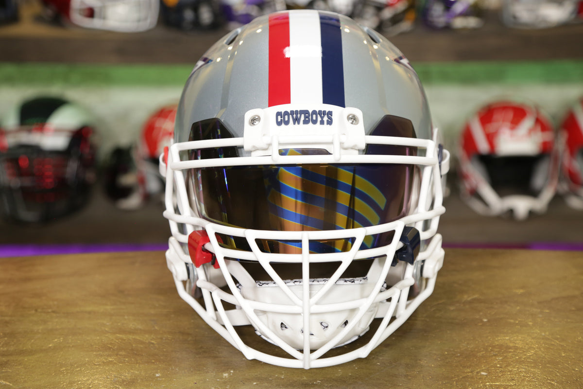american football helmet visor uk Under Armour Schutt Air Shoc 1.0 Sapphire Helmet Visor