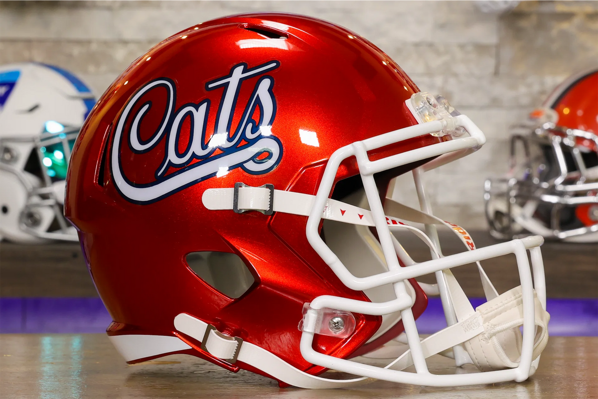 Arizona Wildcats Riddell Speed Display Helmet - Script – Green