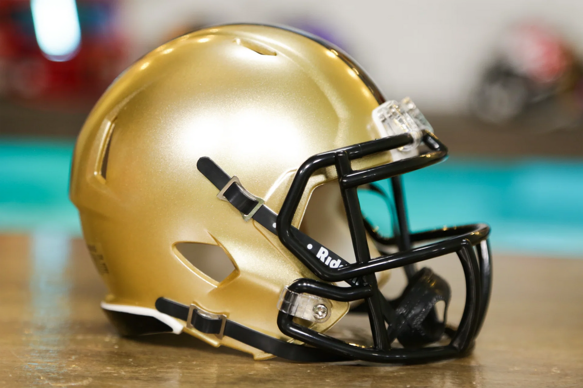Army Black Knights Riddell Speed Mini Helmet - Gold – Green Army Black Knights Riddell Speed Mini Helmet - Gold – Green