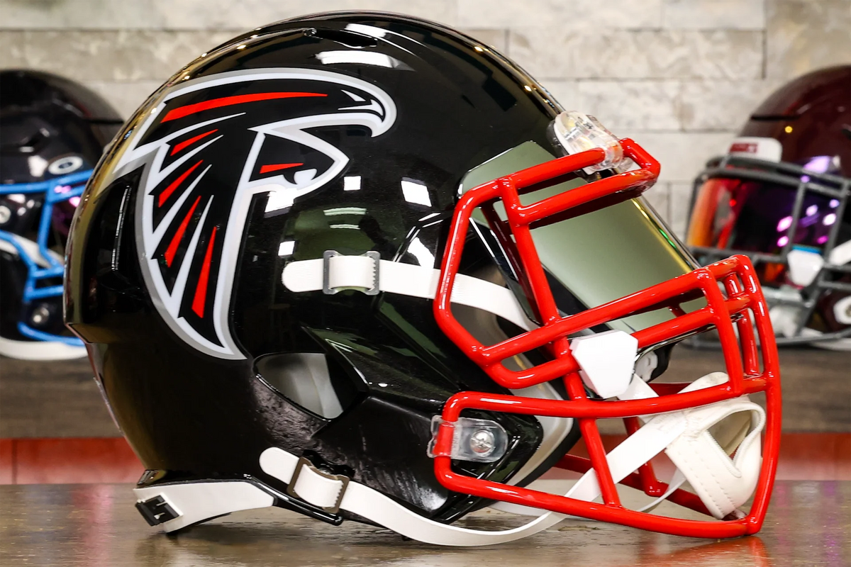 atlanta falcons football helmets Riddell Speed Display Helmet poster is 22.375 x Dimension:9