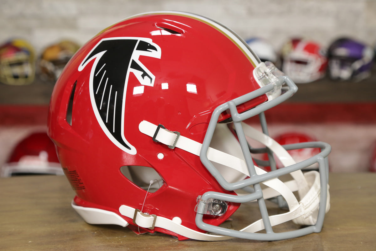 Atlanta Falcons Riddell Speed Authentic Helmet - 1966-1969 Throwback –  Green Gridiron, Inc., image size:1200x800