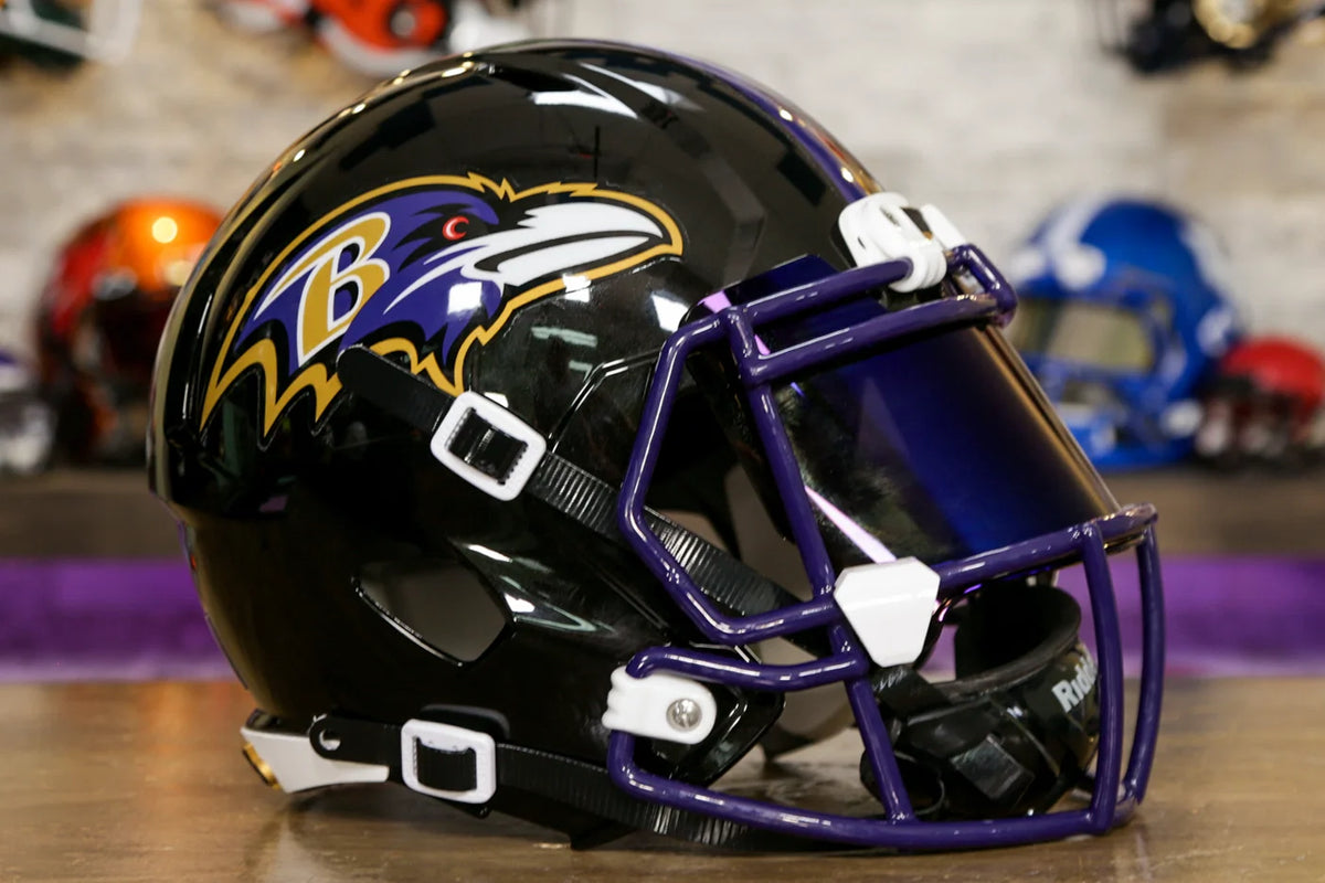 barnsville football helmets Baltimore Ravens Riddell Speed Display Helmet