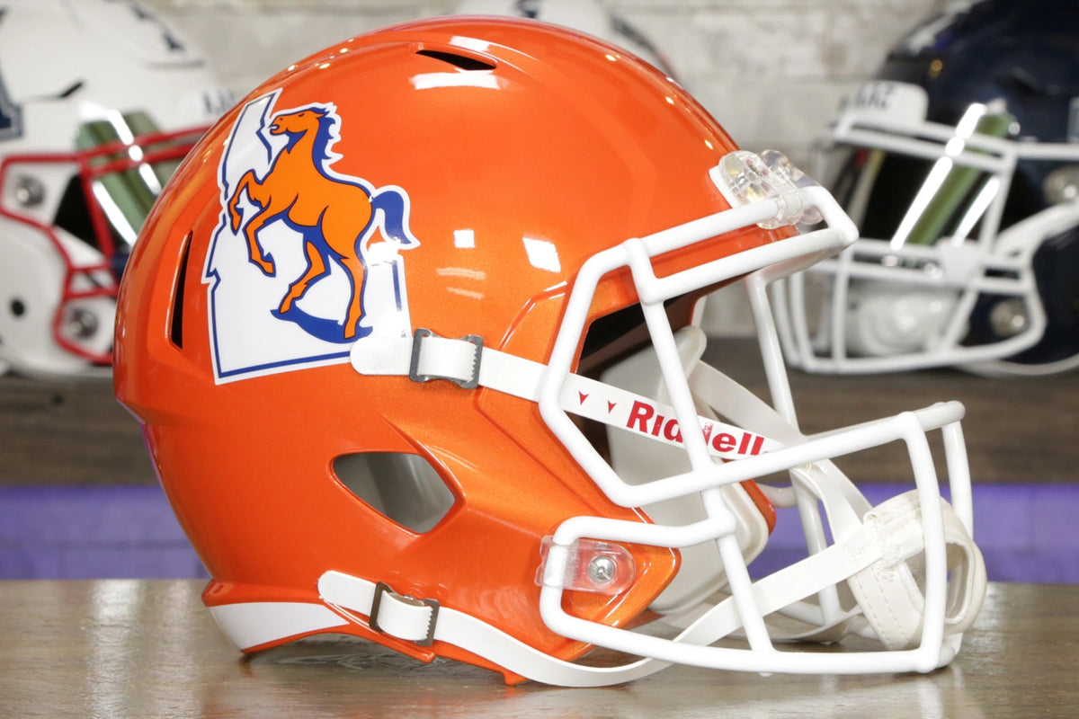 Boise State Broncos Riddell Speed Display Helmet - Orange