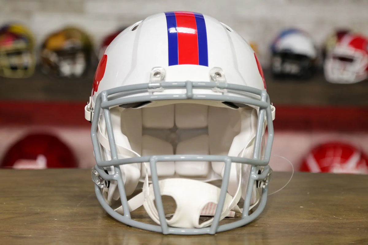 buffalo bills 1965-1973 nfl authentic throwback football helmet 1965 to 1973 Revolution Speed Mini Standing at approximately 24 cm tall BUFFALO BILLS 1965-1973 NFL Authentic