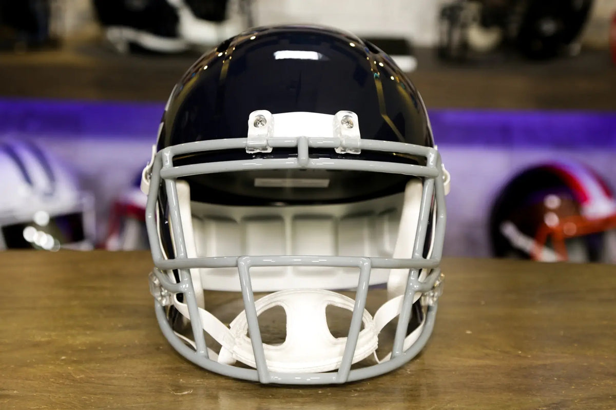 chrome bear football helmet 100 Chicago Bears Riddell Speed Display Helmet