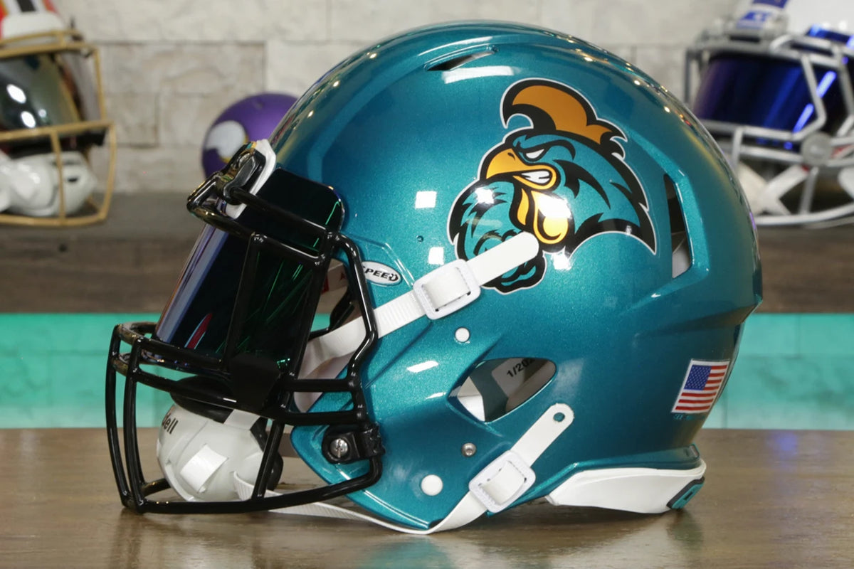 carolina football helmet chic fila Coastal Carolina Chanticleers Riddell Speed Authentic Helmet