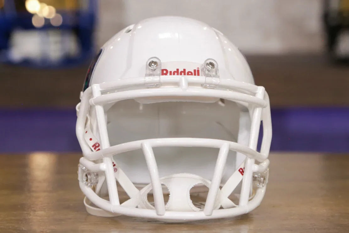 Duke Blue Devils White Mini Speed