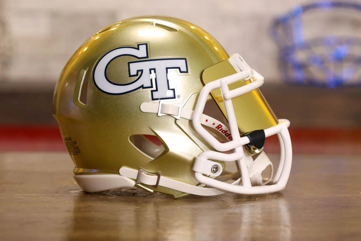 Georgia Tech Yellow Jackets Riddell Speed Mini Helmet