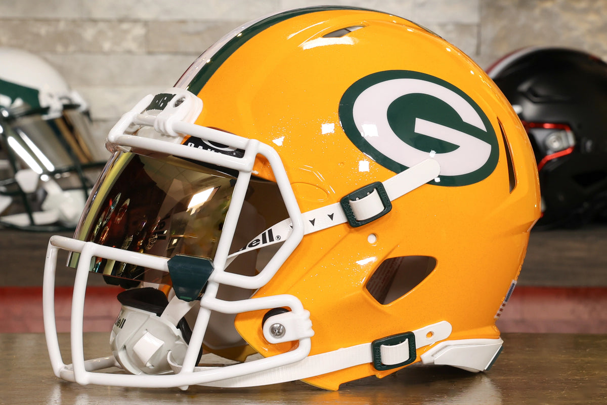 Green Bay Packers Riddell Speed Authentic Helmet GG Edition 02000 green-bay-packers-riddell-speed-authentic-helmet-gg-edition-02000
