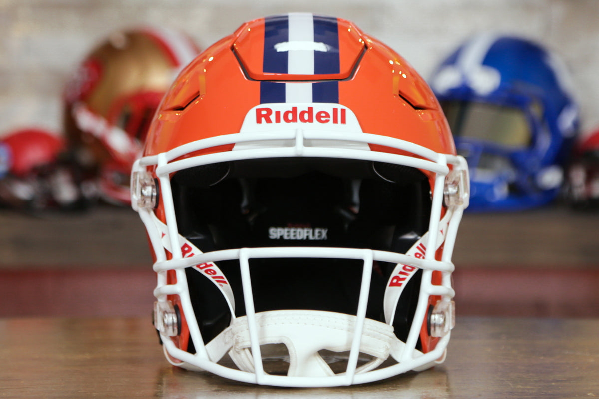 Illinois Fighting Illini Riddell Speedflex Authentic Helmet Orange