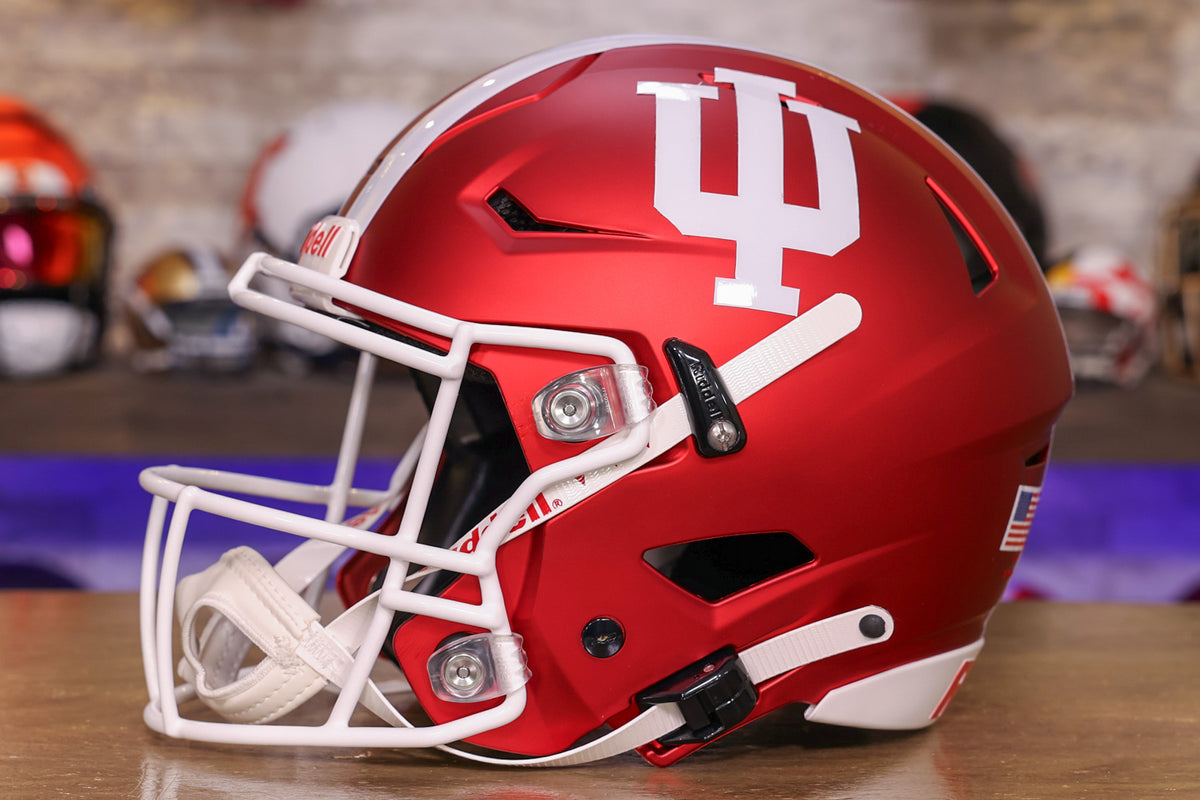 Indiana Hoosiers Riddell SpeedFlex Helmet Alternate Green Gridiron indiana-hoosiers-riddell-speedflex-helmet-alternate-green-gridiron