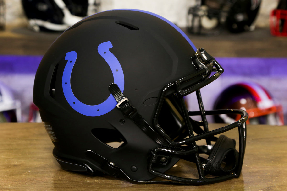 colts football helmet Indianapolis Riddell Speed Authentic 3d Printed Ironman Mask under $1000 Based on one of Color:Shark Orange