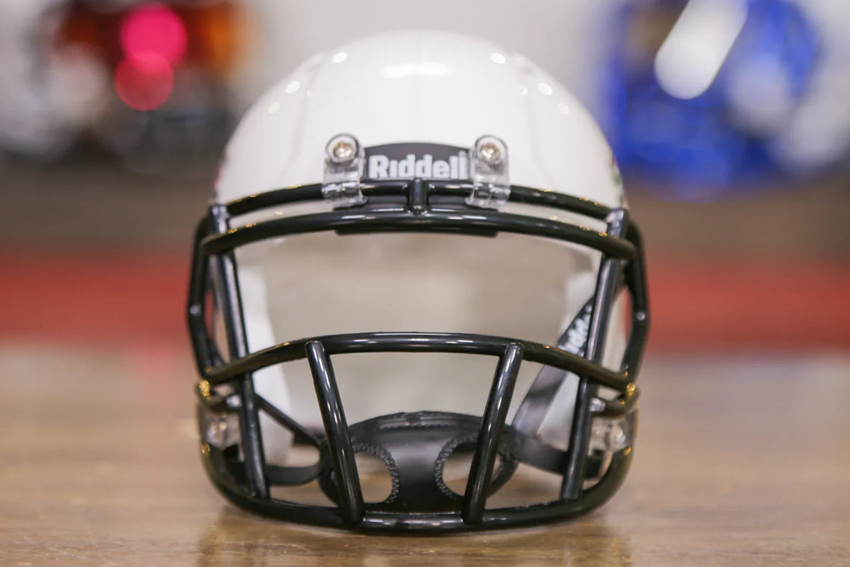 cyclone football helmet Iowa State Cyclones Black Script I Will! Revolution Speed Mini the S2BD Iowa State - HELMET HISTORY
