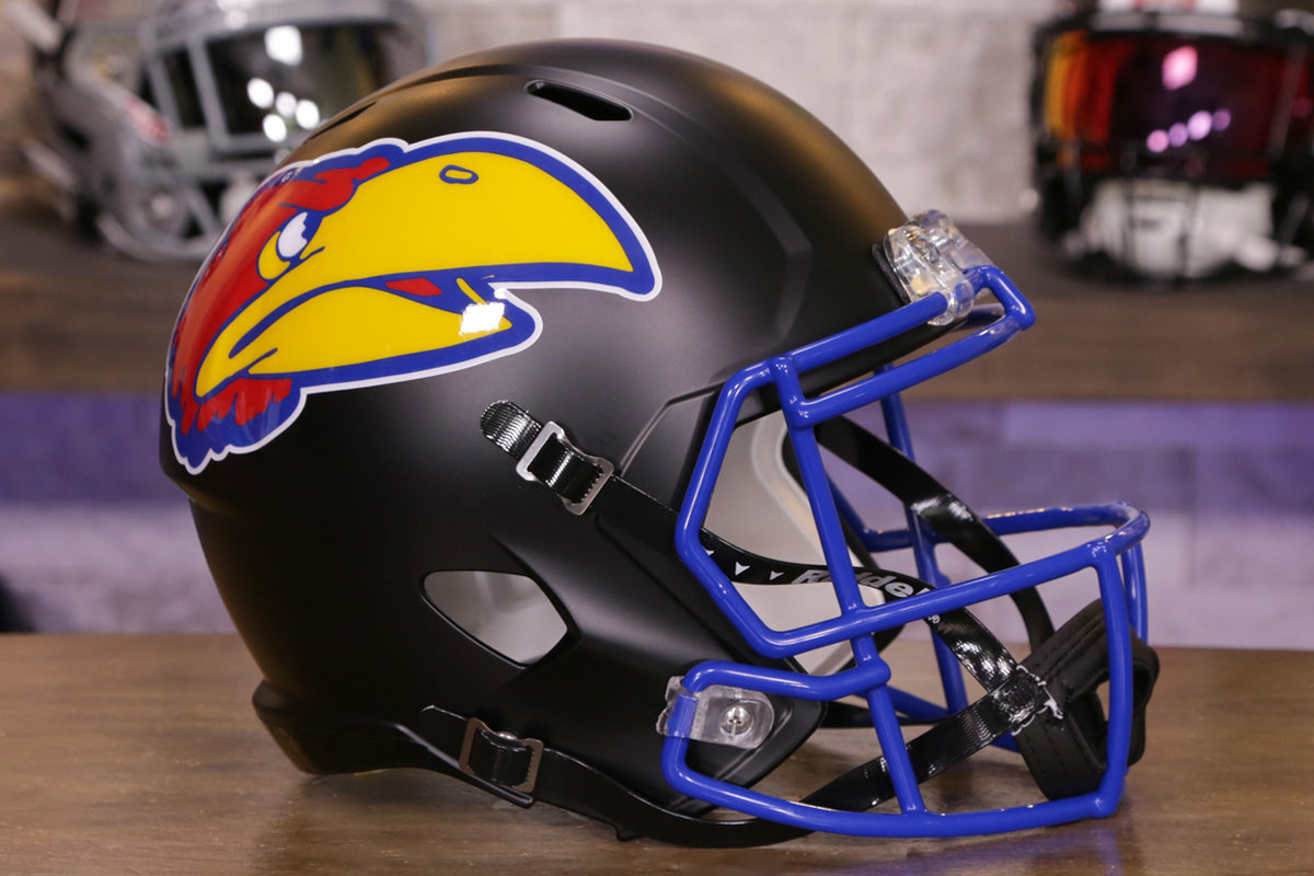 Kansas Jayhawks - Riddell Speed Replica Helmet - Black