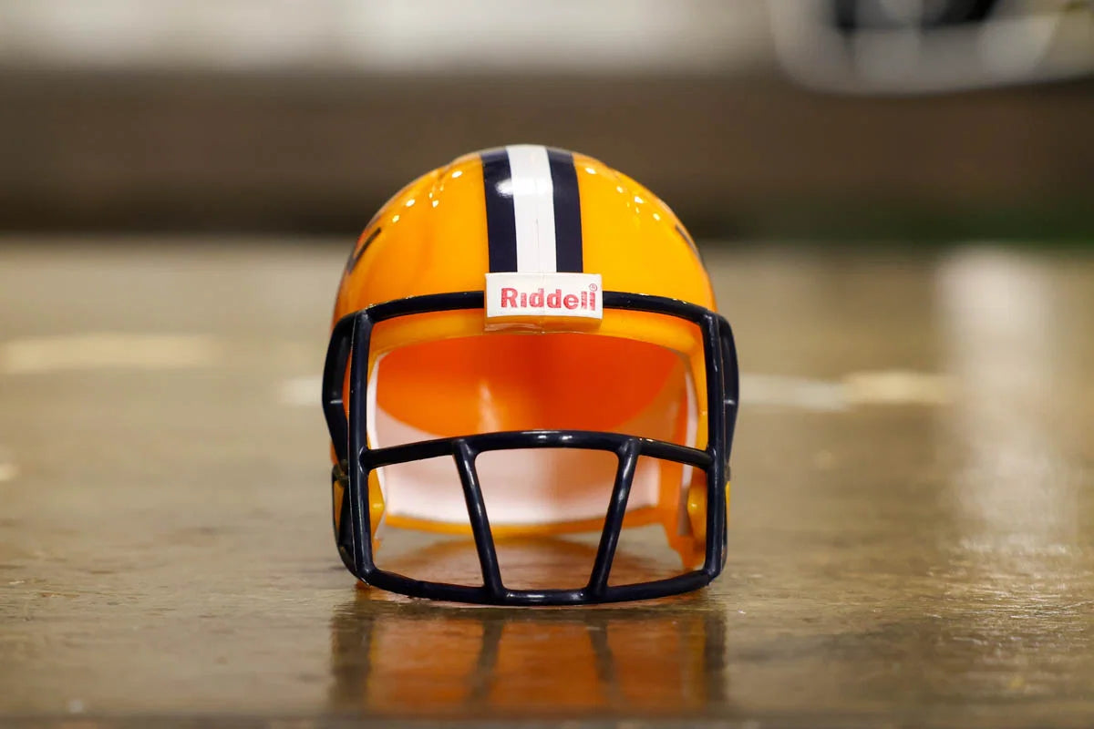 Casco Riddell LSU Tigers NCAA Speed Pocket PRO – Il Minicasco Da Collezione (5 Cm)!