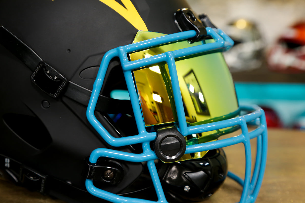 Shoc Visor Gold Football Helmet Visor SHOC Zero G Plus Visor