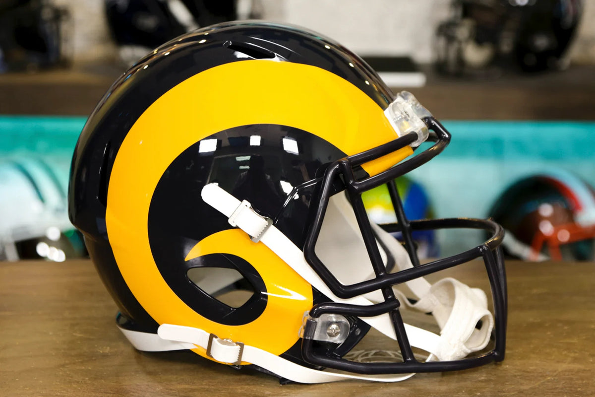 さばとつばあんRiddell NFL ミニヘルメット ロサンゼルス・ラムズ LosAngelesRamsRiddellSpeedRepl
