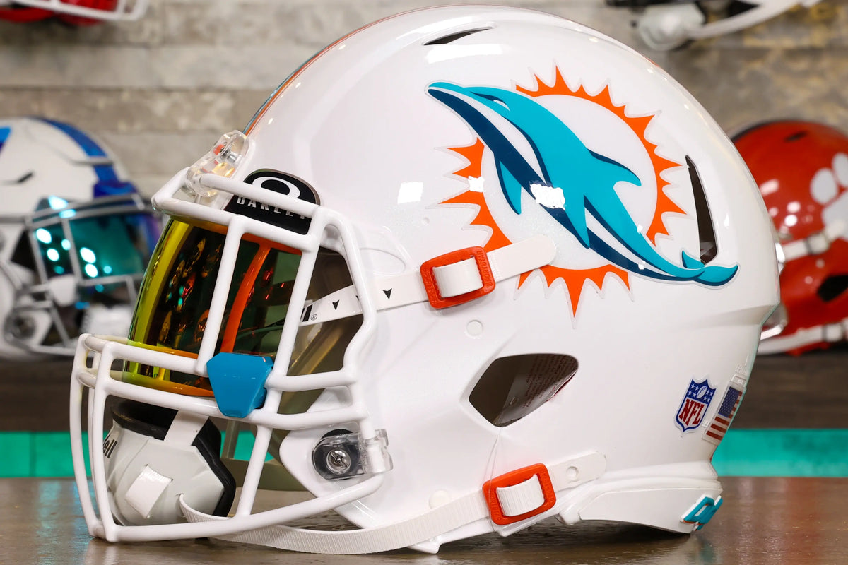 Miami Dolphins Riddell Speed Authentic Helmet - GG Edition – Green ...