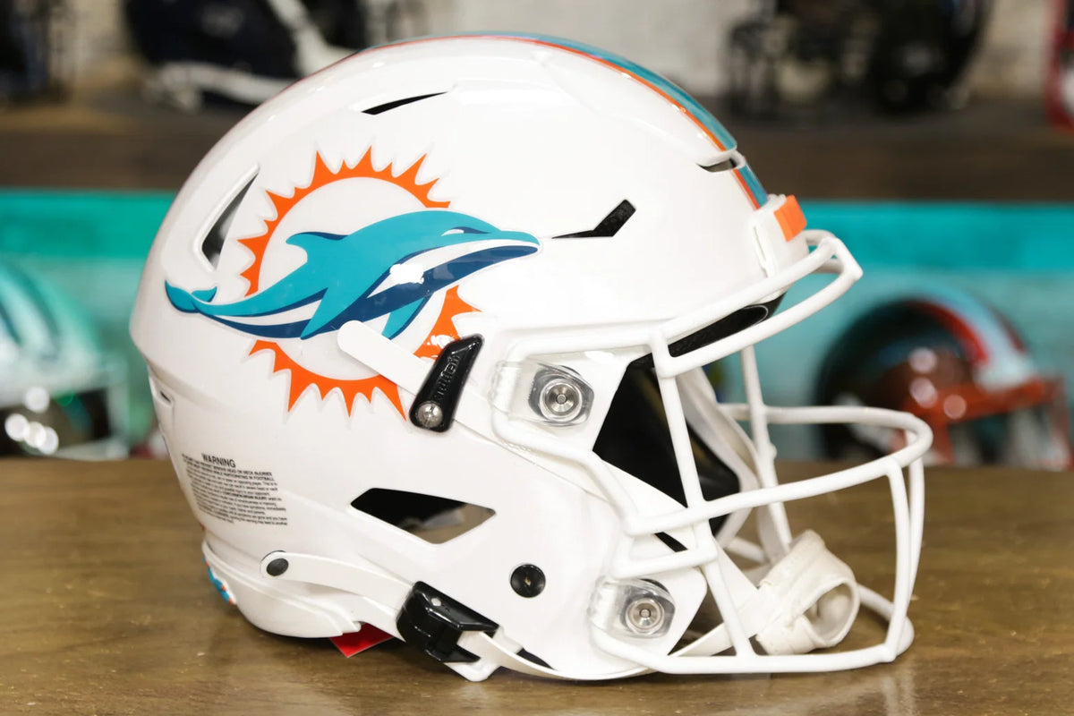 ebay riddell football helmets Miami Dolphins Riddell SpeedFlex Helmet – Green Gridiron, Inc