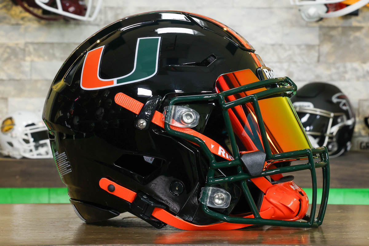 buy motorcycle helmet miami Miami Hurricanes Riddell SpeedFlex Helmet