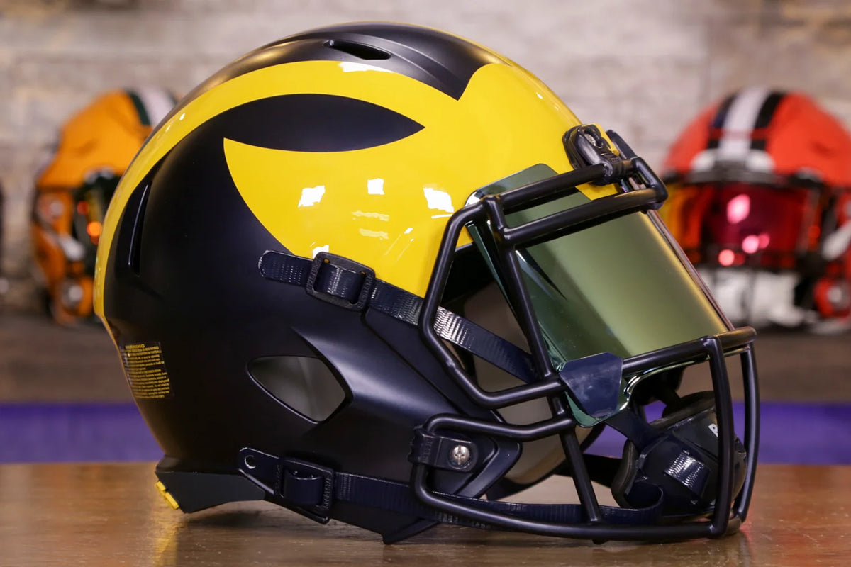Michigan Wolverines Riddell Speed Display Helmet