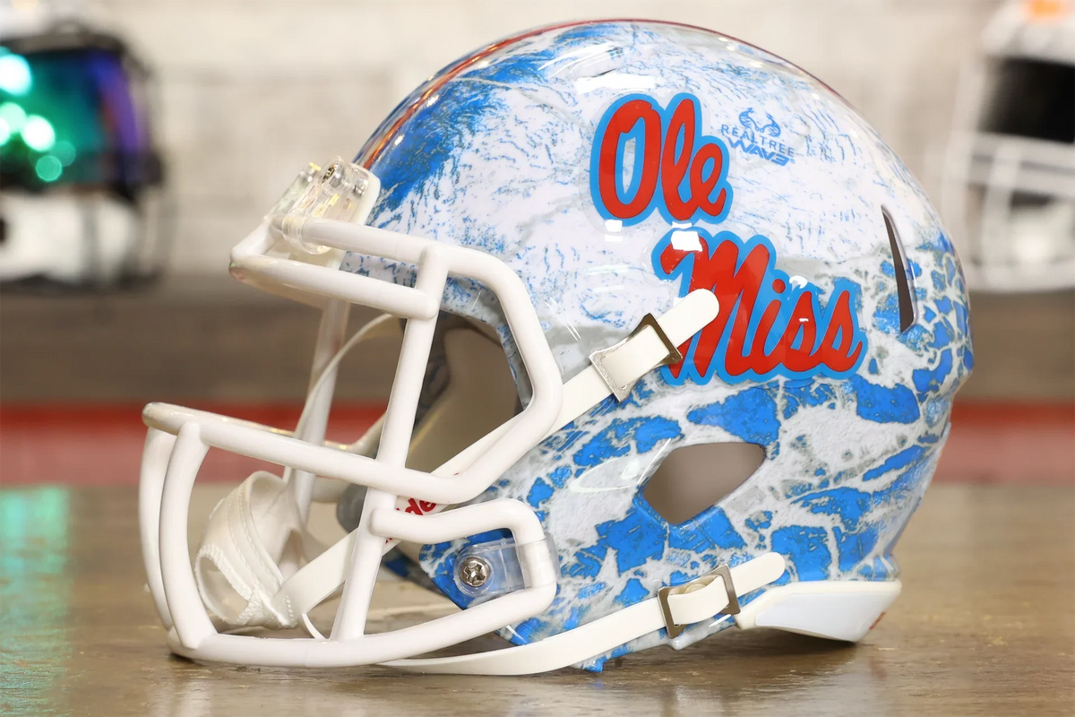 Riddell Ole Miss Rebels Speed Mini Helmet – NCAA Licensed, 3 5/8"