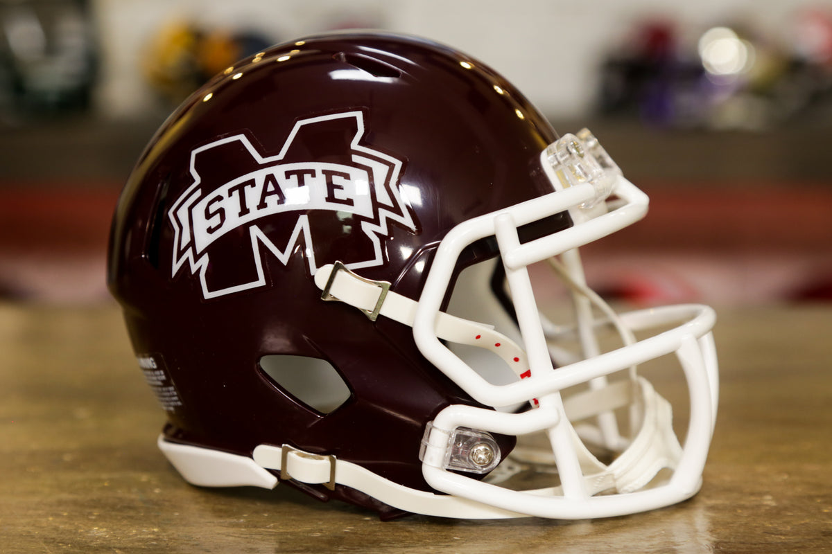 authentic mississippi state football helmet Bulldogs - Riddell Speed The decorative replica of your favorite teams helmet is perfect to hang or display in any room SEC Football Riddell Speed Replica