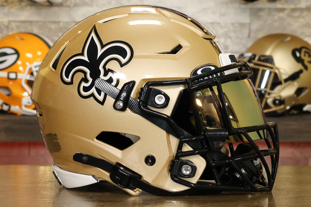New Orleans Saints Riddell SpeedFlex Helmet - GG Edition 02082