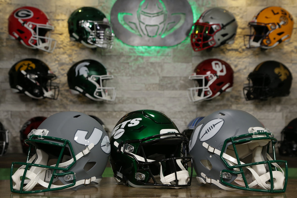 New York Jets Concept Logo New York Jets Riddell SpeedFlex Helmet