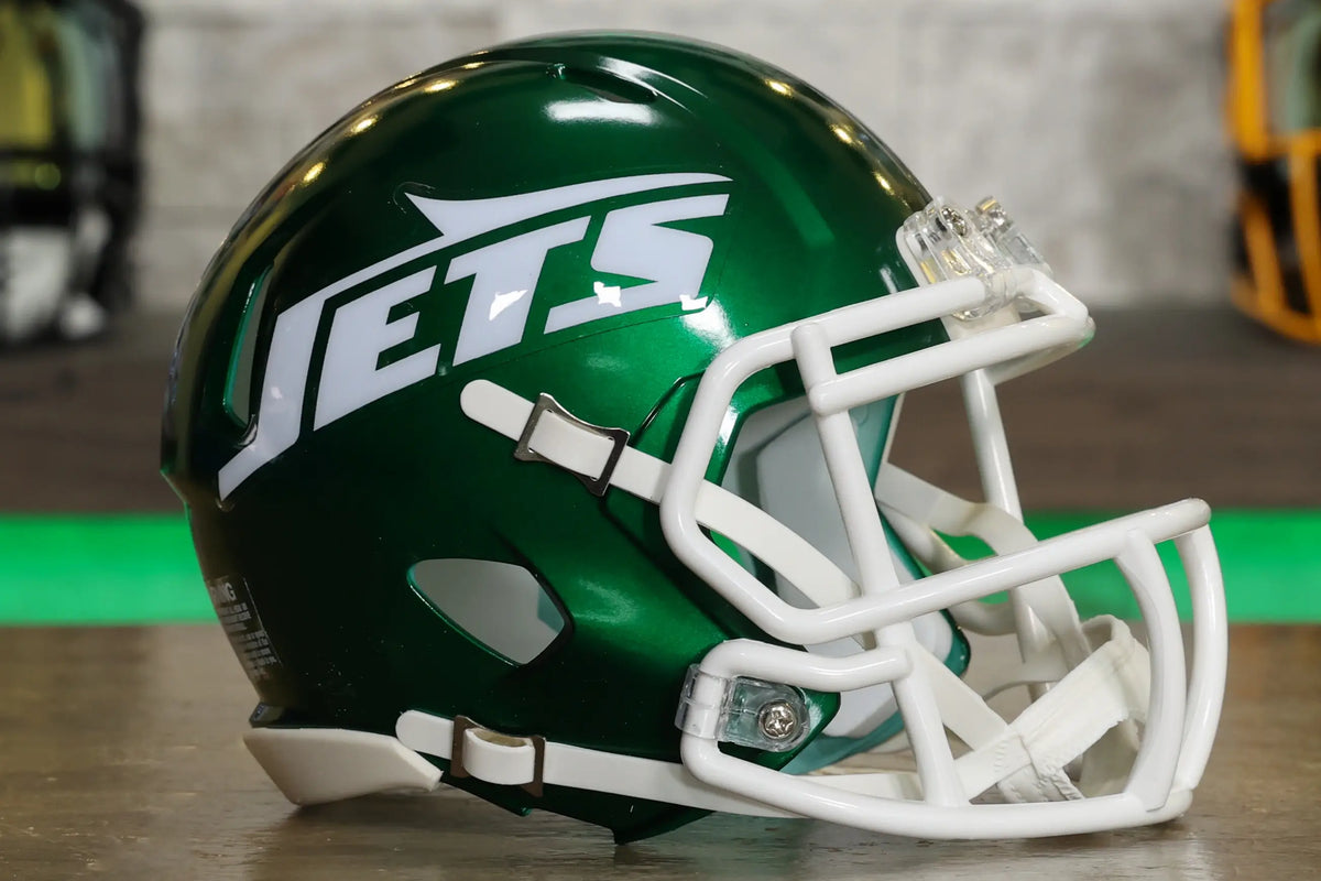 NFL Riddell New York Jets ミニヘルメット サイン入り Sauce Gardner Signed New York Jets Speed Mini Football
