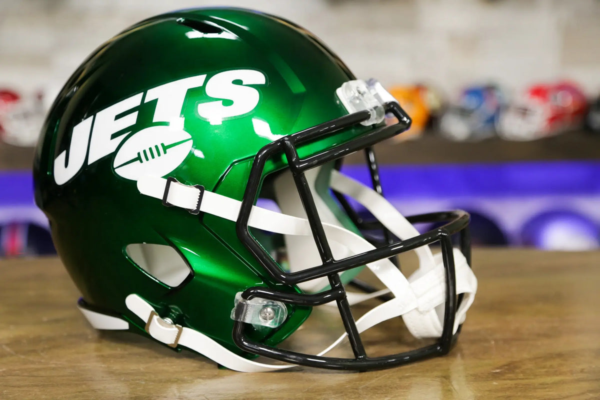 New York Jets Riddell Speed Display Helmet New York Jets Riddell Speed Display Helmet