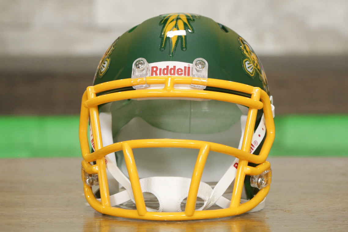 amazon speed green north dakota state university mini football helmet Bison Riddell Penn Slammer IV DX 3005C The North Dakota State Colour:Moonbeam