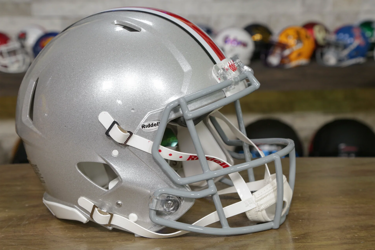 buckeye football helmet Ohio State Buckeyes Riddell Speed Authentic Helmet