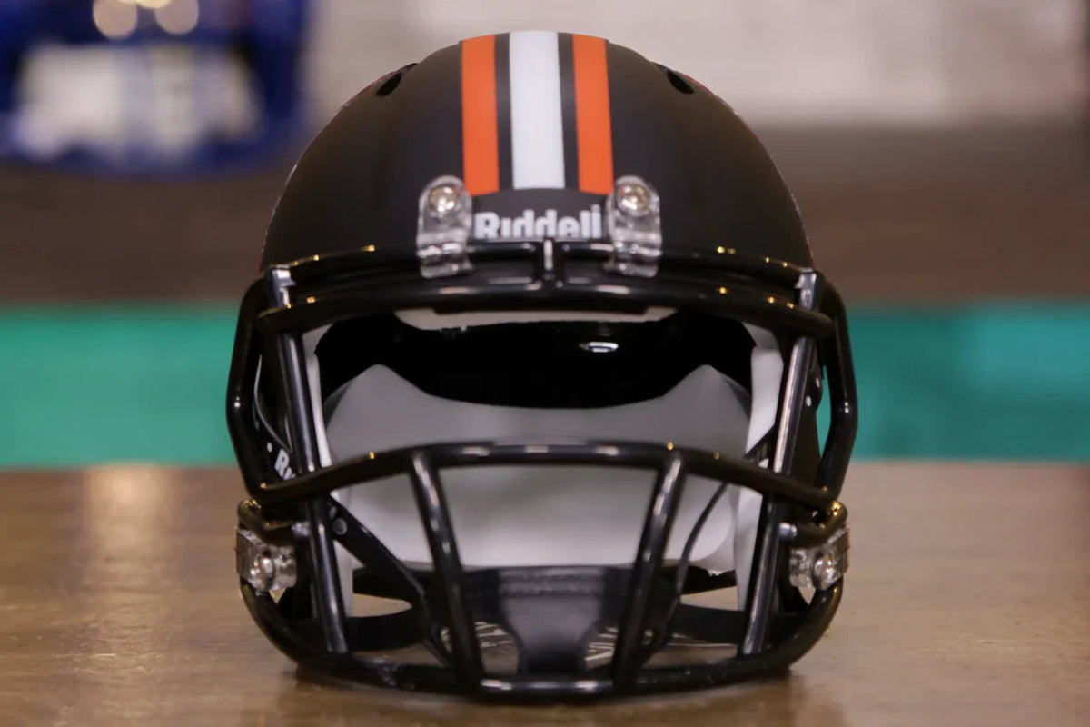 Oklahoma State Cowboys Riddell Speed Mini Helmet - Matte Black