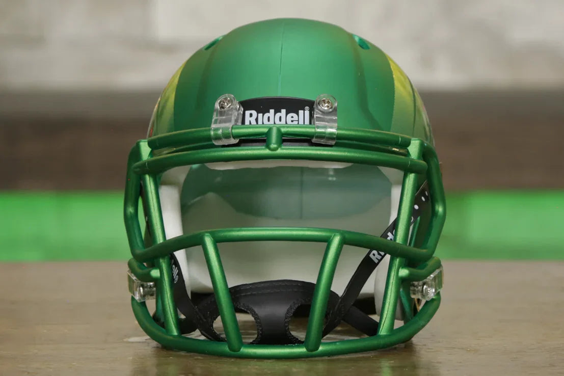 Riddellのヘルメット オレゴン ダックス リデル スピード ミニ ヘルメット - イエロー