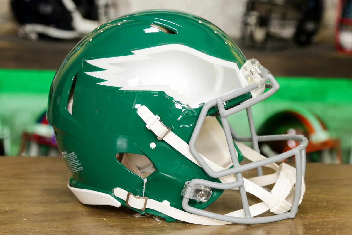 eagles football helmet maroon Philadelphia Eagles Riddell Speed Authentic Helmet