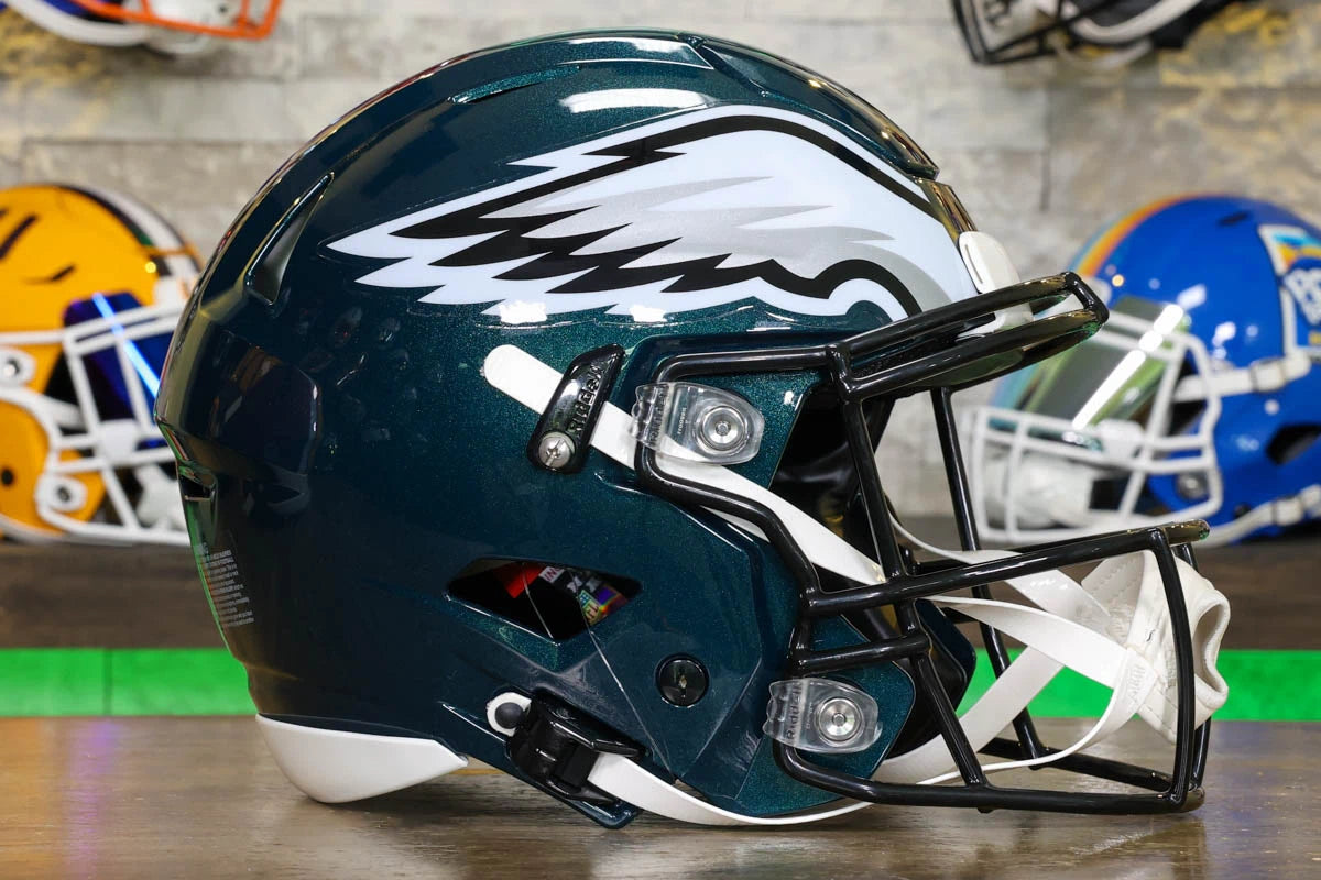 Philadelphia Eagles Helmet Riddell Authentic Full Size SpeedFlex Style