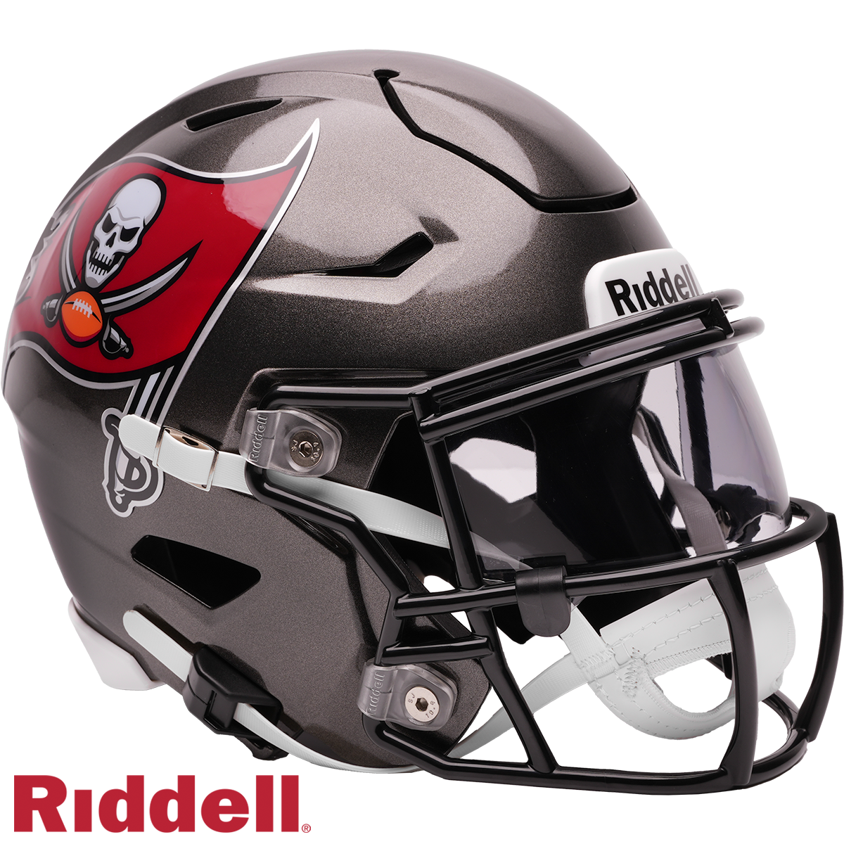 Tampa Bay Buccaneers Full-Size SpeedFlex 3D Helmet Bumpers – NFL Football, Multi-Color, One Size