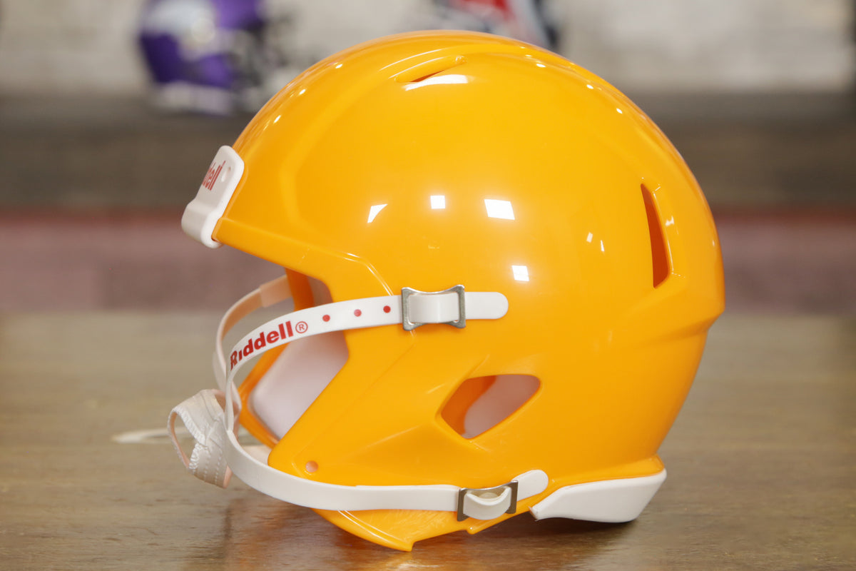 authentic yellow bike football helmet shell Riddell Speed Blank Mini Helmet Shell