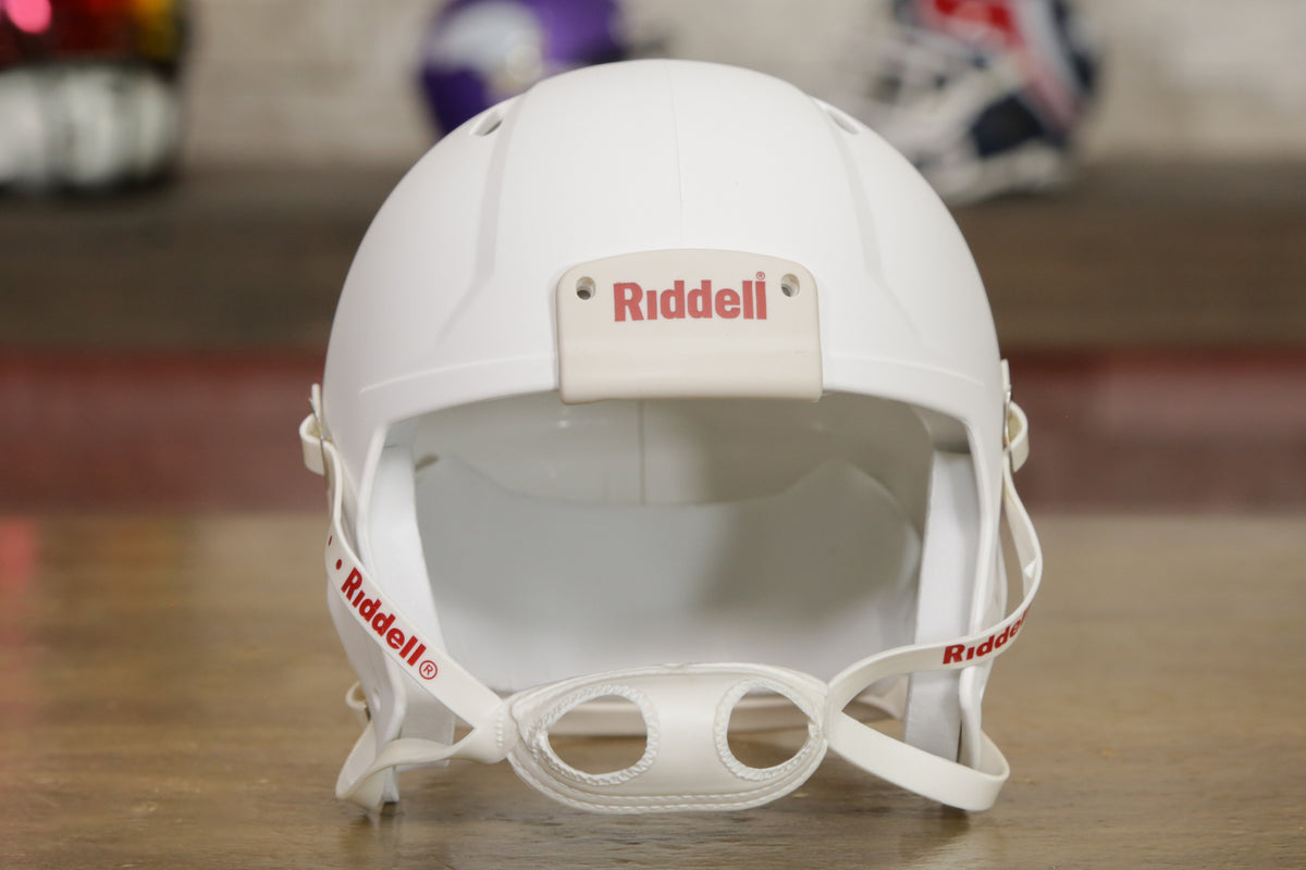 Riddell Speed Blank Mini Helmet Shell Matte White Green Gridiron, Inc.