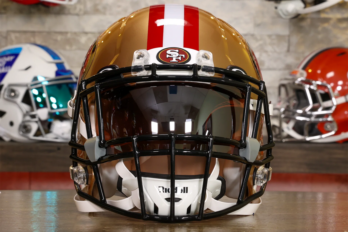 San Francisco 49ers Riddell Speed Authentic Helmet San Francisco 49ers Riddell Speed Authentic Helmet