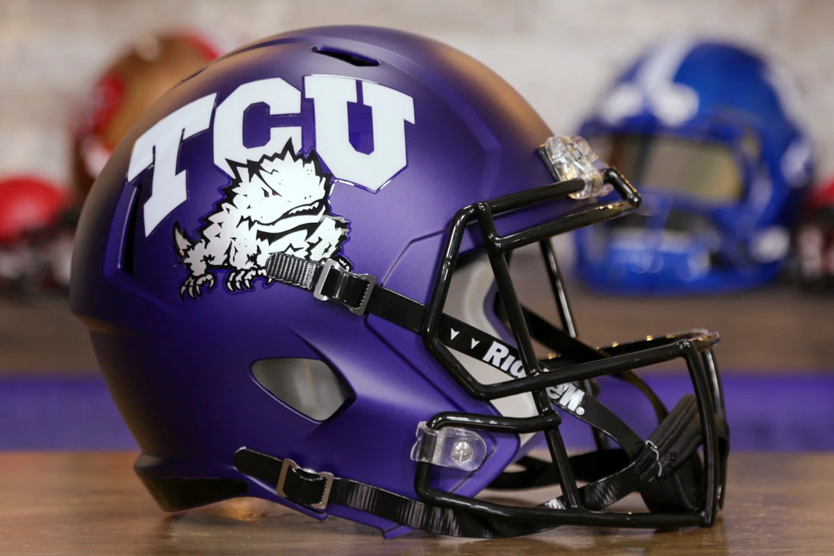 TCU Horned Frogs Riddell Speed Display Helmet