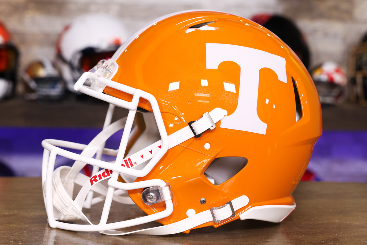 Tennessee Volunteers Riddell Speed Authentic Helmet Metallic Orange