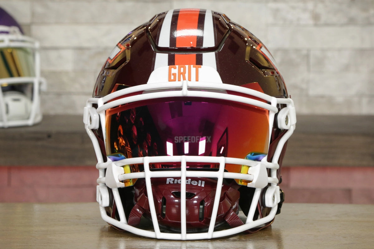 2013 Virginia Tech Hokies Hokie Stone Pilars Riddell Mini Helmet
