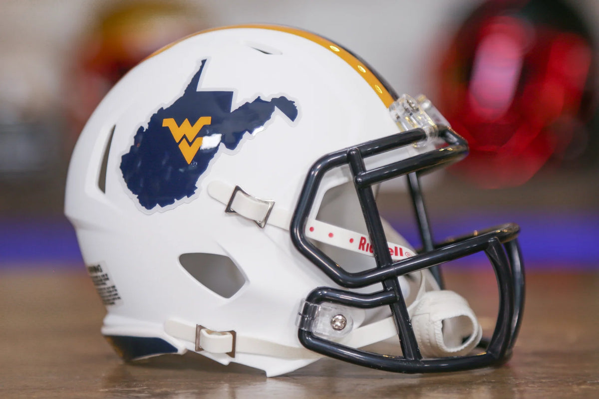 West Virginia Mountaineers Riddell Speed Mini Helmet