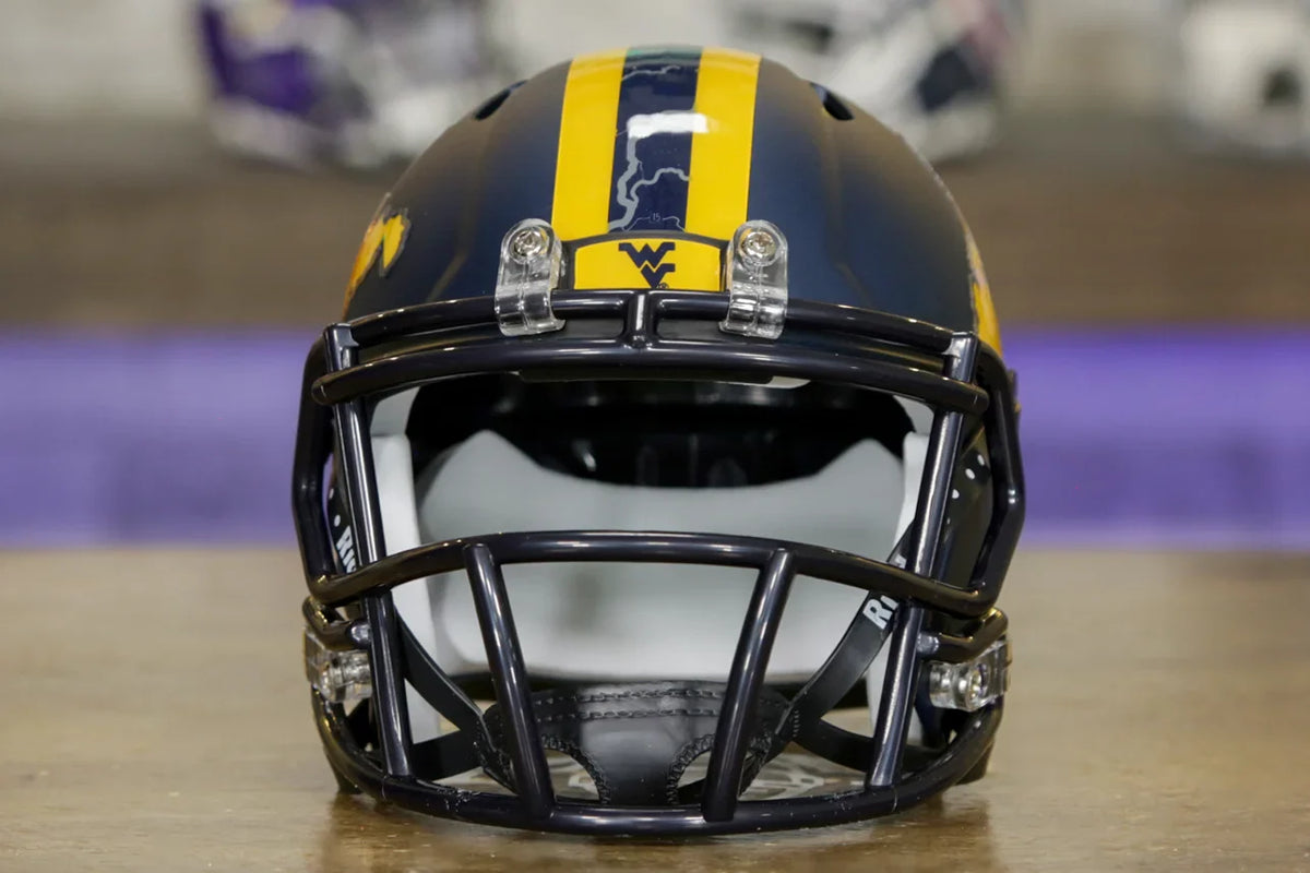 West Virginia Mountaineers Riddell Speed Mini Helmet