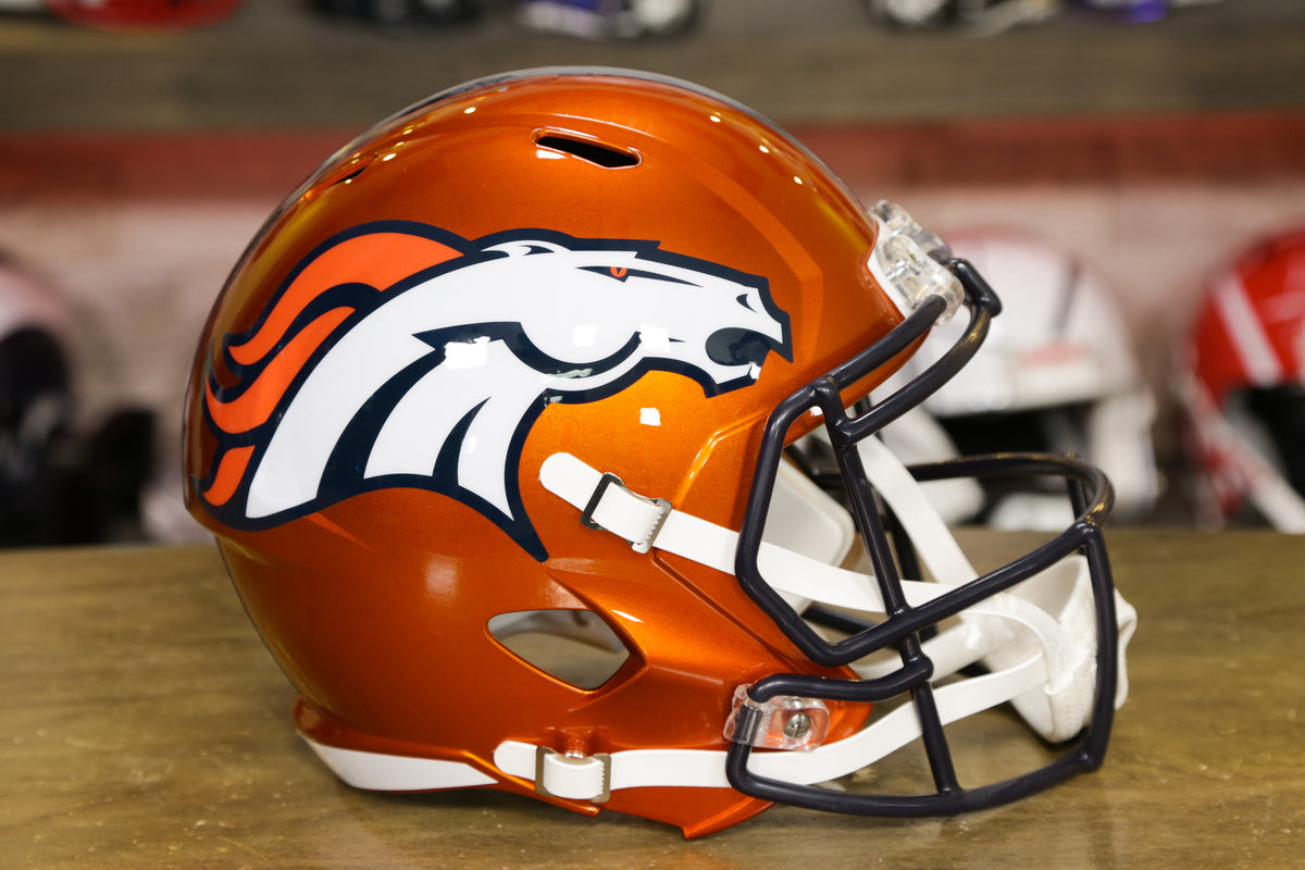 Denver Broncos Riddell Speed Authentic Helmet - Flash